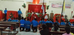Frans Kefi, Resmi di Lantik Sebagai Ketua Ranting Organisasi THS-THM Paroki Sta. Familia Sikumana