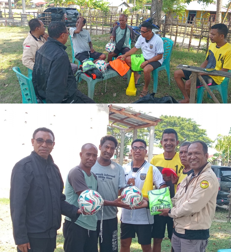Bantuan Alat Sepak Bola dari Dus Bria