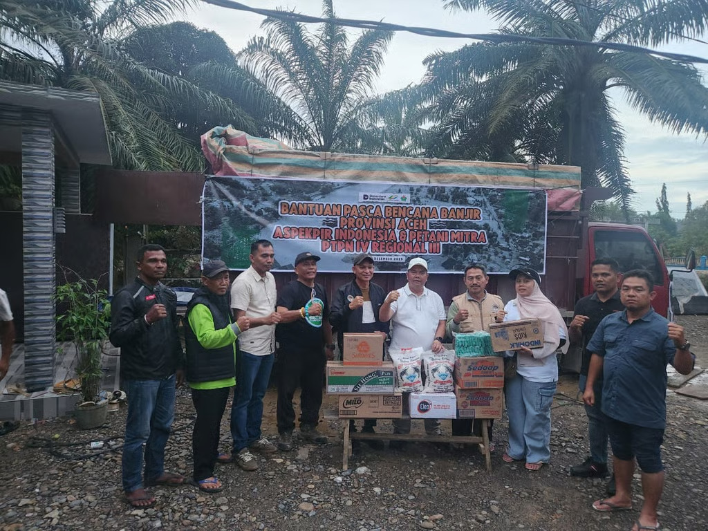 Holding Perkebunan Nusantara Dukung Aksi Solidaritas Petani Sawit untuk Korban Banjir di Aceh dan Sumatera